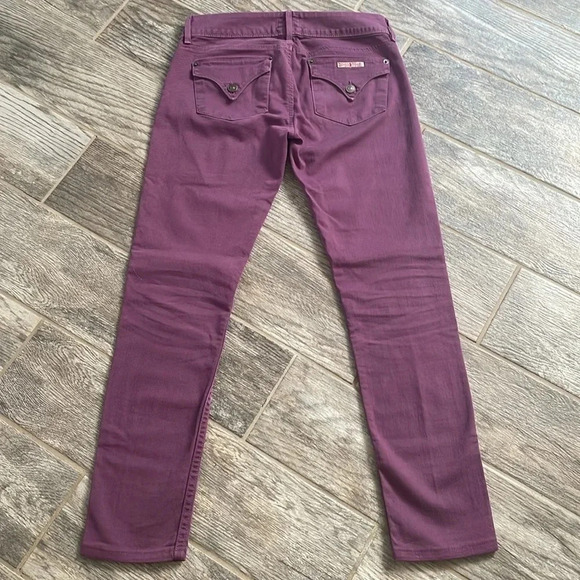 Hudson purple skinny jeans Cotton blend Women’s size 27 - Picture 8 of 13